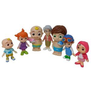7 Cocomelon Family Action Figures 7-Piece Set w/ Grandma #J-13